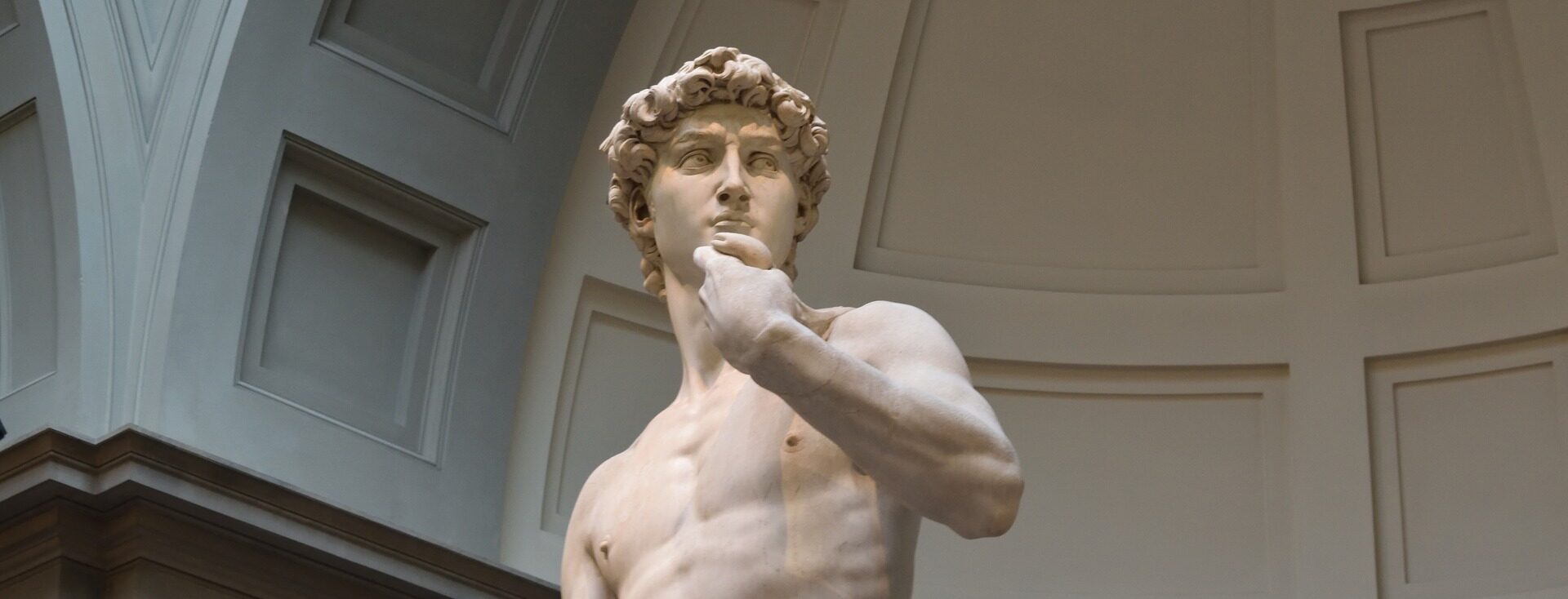 Michelangelo's David, a closeup on Jon Gardner Voice-Overs